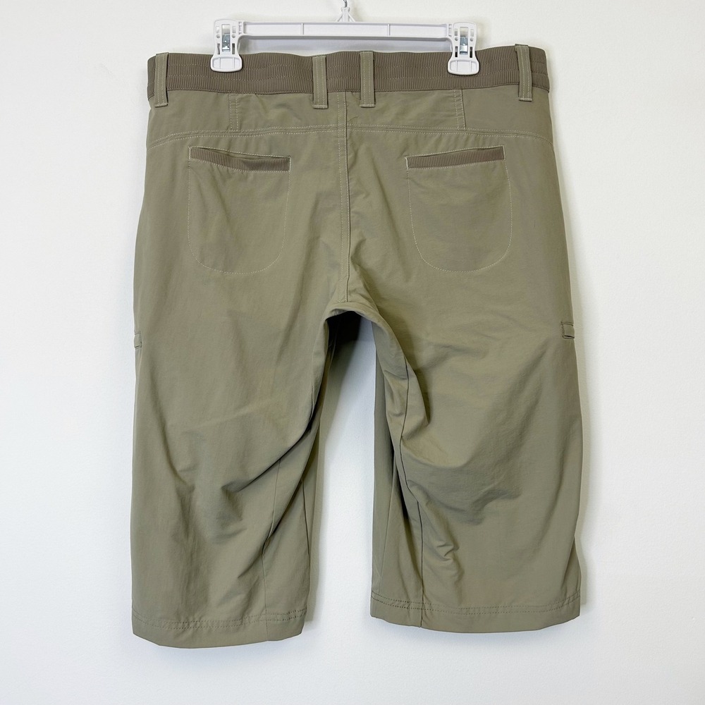 Kuhl Bermuda Cargo Hiking Shorts Women's 12 Tan Outdoors Camping Capris Fishing - Picture 7 of 8